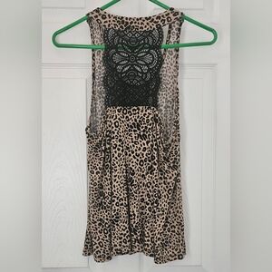 Cheetah Print Tank Top